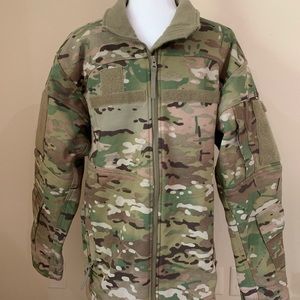 MASSIF fleece lined Camo jacket Size L- Short
